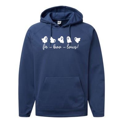 Faboolous Halloween Ghosts Cute Performance Fleece Hoodie