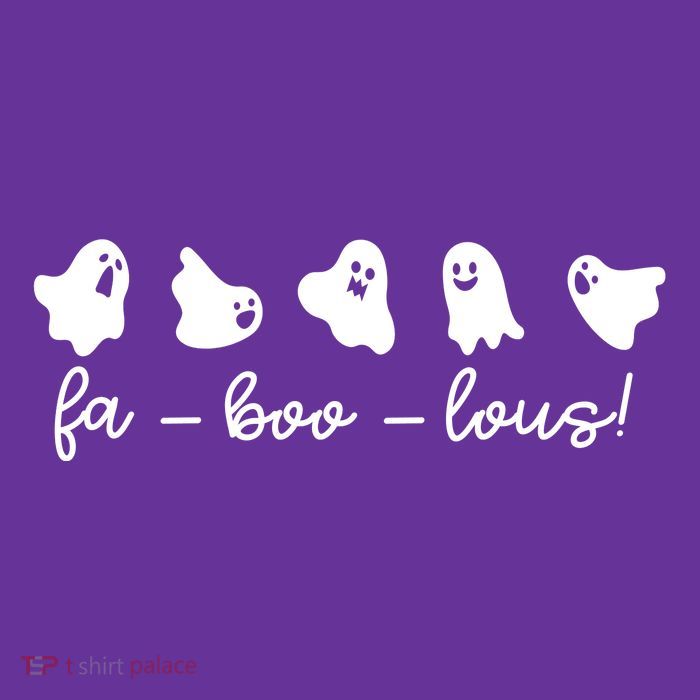 Faboolous Halloween Ghosts Cute Poster