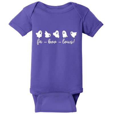 Faboolous Halloween Ghosts Cute Baby Bodysuit