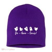 Faboolous Halloween Ghosts Cute Short Acrylic Beanie