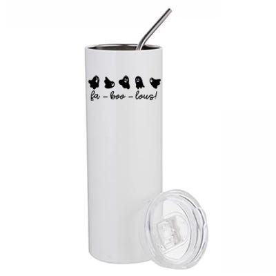 Faboolous Halloween Ghosts Cute Stainless Steel Tumbler