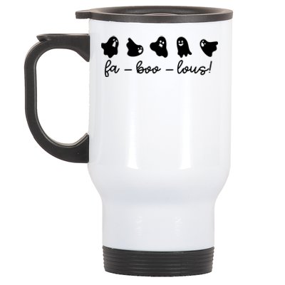 Faboolous Halloween Ghosts Cute Stainless Steel Travel Mug