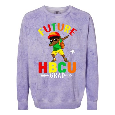 Future HBCU Grad Graduation HBCU Future College Student Colorblast Crewneck Sweatshirt