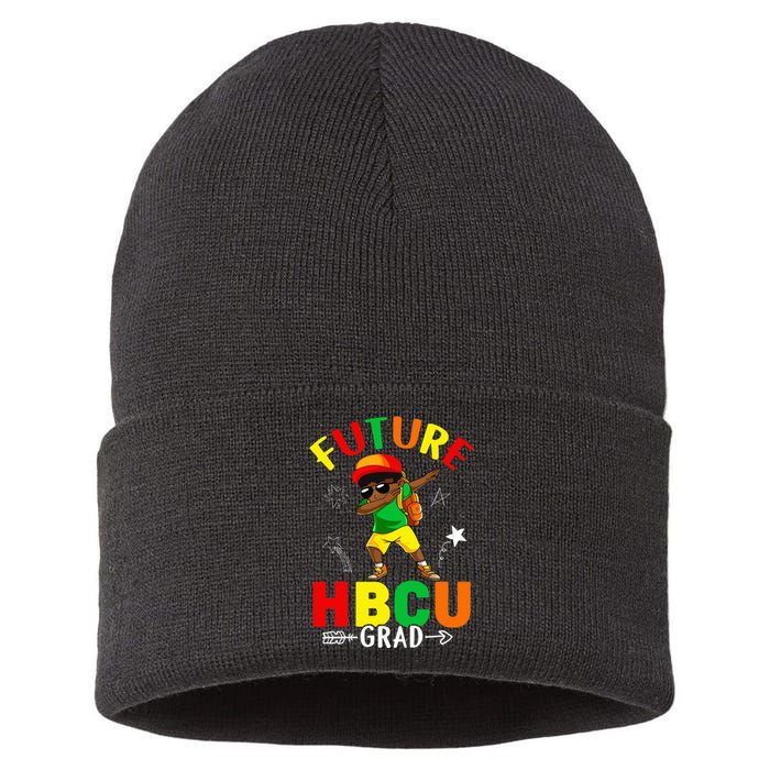 Future HBCU Grad Graduation HBCU Future College Student Sustainable Knit Beanie