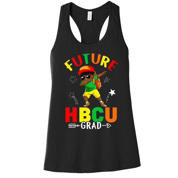 Future HBCU Grad Graduation HBCU Future College Student Women's Racerback Tank