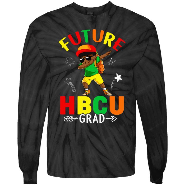 Future HBCU Grad Graduation HBCU Future College Student Tie-Dye Long Sleeve Shirt