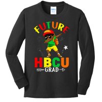 Future HBCU Grad Graduation HBCU Future College Student Kids Long Sleeve Shirt