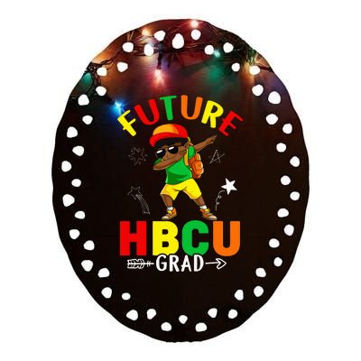 Future HBCU Grad Graduation HBCU Future College Student Ceramic Oval Ornament