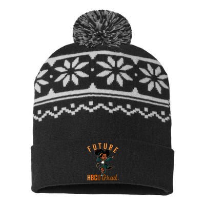 Future HBCU Grad History Black College USA-Made Snowflake Beanie