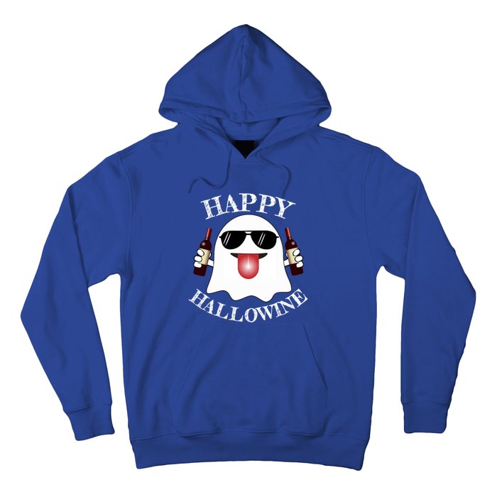 Funny Halloween Ghost Wine Ing Dad Mom Joke Gift Hoodie