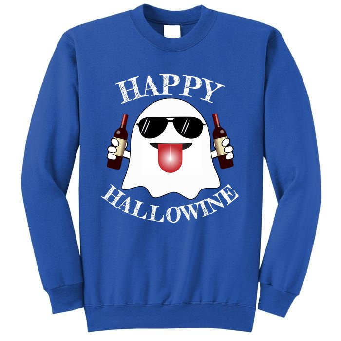 Funny Halloween Ghost Wine Ing Dad Mom Joke Gift Sweatshirt