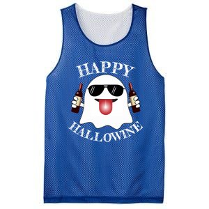 Funny Halloween Ghost Wine Ing Dad Mom Joke Gift Mesh Reversible Basketball Jersey Tank