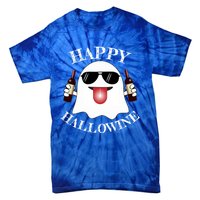 Funny Halloween Ghost Wine Ing Dad Mom Joke Gift Tie-Dye T-Shirt