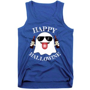 Funny Halloween Ghost Wine Ing Dad Mom Joke Gift Tank Top