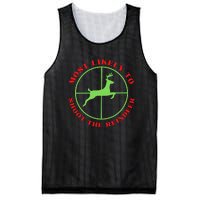 Funny Hunting Gift For Hunter Most Likely To Shoot The Reindeer Mesh Reversible Basketball Jersey Tank