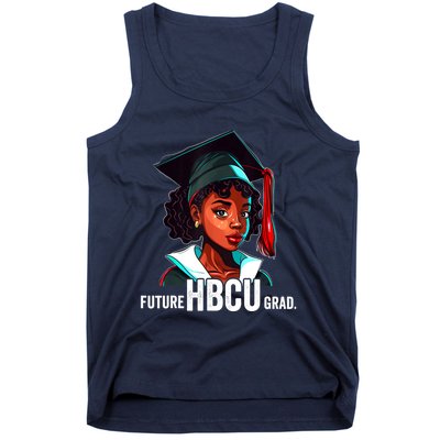 Future HBCU Grad History Black College Girl Women Melanin Tank Top