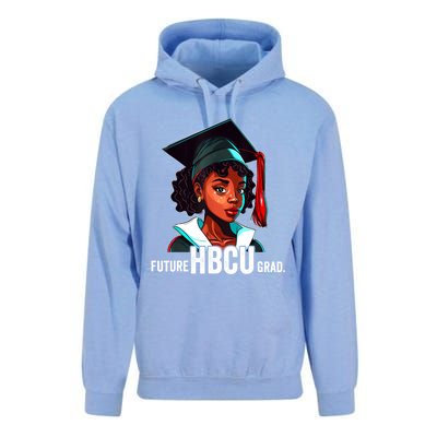 Future HBCU Grad History Black College Girl Women Melanin Unisex Surf Hoodie