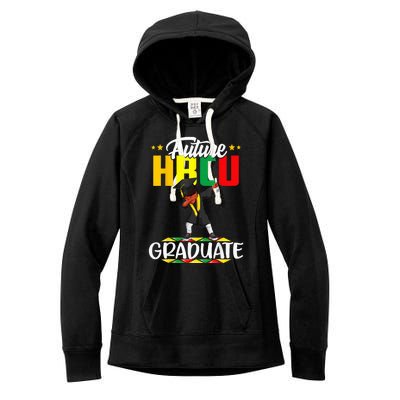 Future HBCU Graduate Afro Black  College Graduation Women's Fleece Hoodie