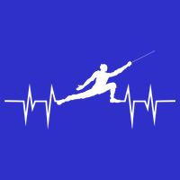 Fencing Heartbeat Gift Fence Sport Sword Helmet Gift Toddler Sweatshirt
