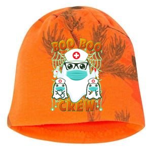 Funny Halloween Ghost Nurse Boo Boo Crew Kati - Camo Knit Beanie