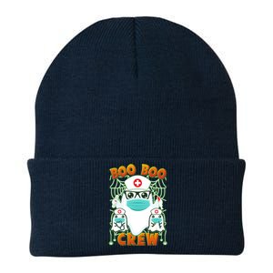 Funny Halloween Ghost Nurse Boo Boo Crew Knit Cap Winter Beanie