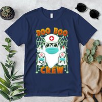 Funny Halloween Ghost Nurse Boo Boo Crew Premium T-Shirt