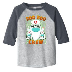 Funny Halloween Ghost Nurse Boo Boo Crew Toddler Fine Jersey T-Shirt