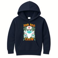 Funny Halloween Ghost Nurse Boo Boo Crew Kids Hoodie