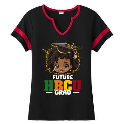 Future Hbcu Grad Girl Graduation Historically Black College Ladies Halftime Notch Neck Tee