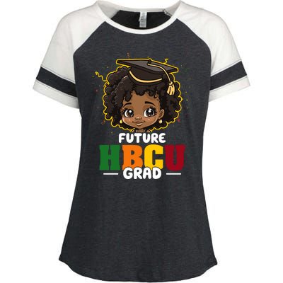 Future Hbcu Grad Girl Graduation Historically Black College Enza Ladies Jersey Colorblock Tee