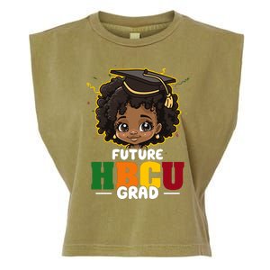 Future Hbcu Grad Girl Graduation Historically Black College Garment-Dyed Women's Muscle Tee