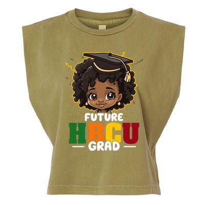 Future Hbcu Grad Girl Graduation Historically Black College Garment-Dyed Women's Muscle Tee