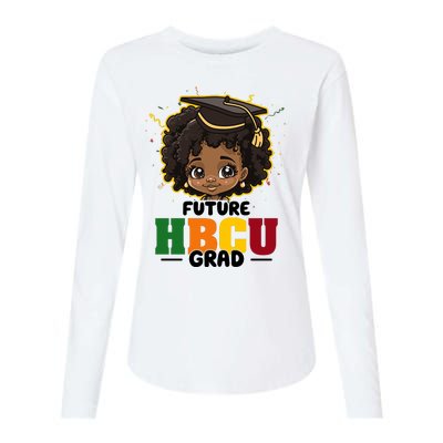 Future Hbcu Grad Girl Graduation Historically Black College Womens Cotton Relaxed Long Sleeve T-Shirt