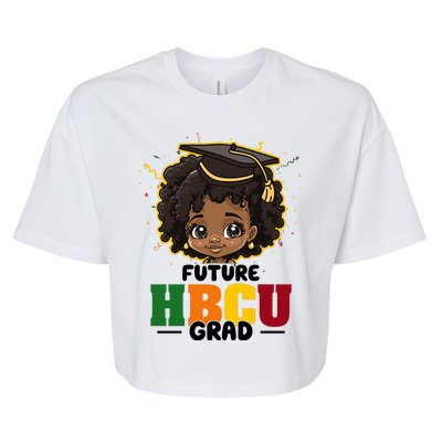 Future Hbcu Grad Girl Graduation Historically Black College Bella+Canvas Jersey Crop Tee