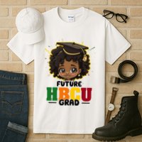 Future Hbcu Grad Girl Graduation Historically Black College Tall T-Shirt