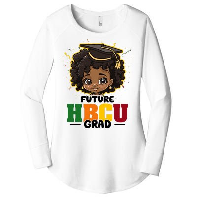 Future Hbcu Grad Girl Graduation Historically Black College Women's Perfect Tri Tunic Long Sleeve Shirt