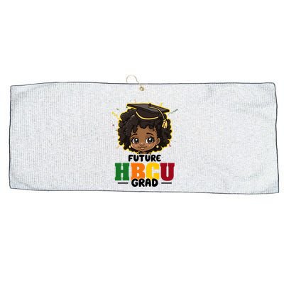 Future Hbcu Grad Girl Graduation Historically Black College Large Microfiber Waffle Golf Towel