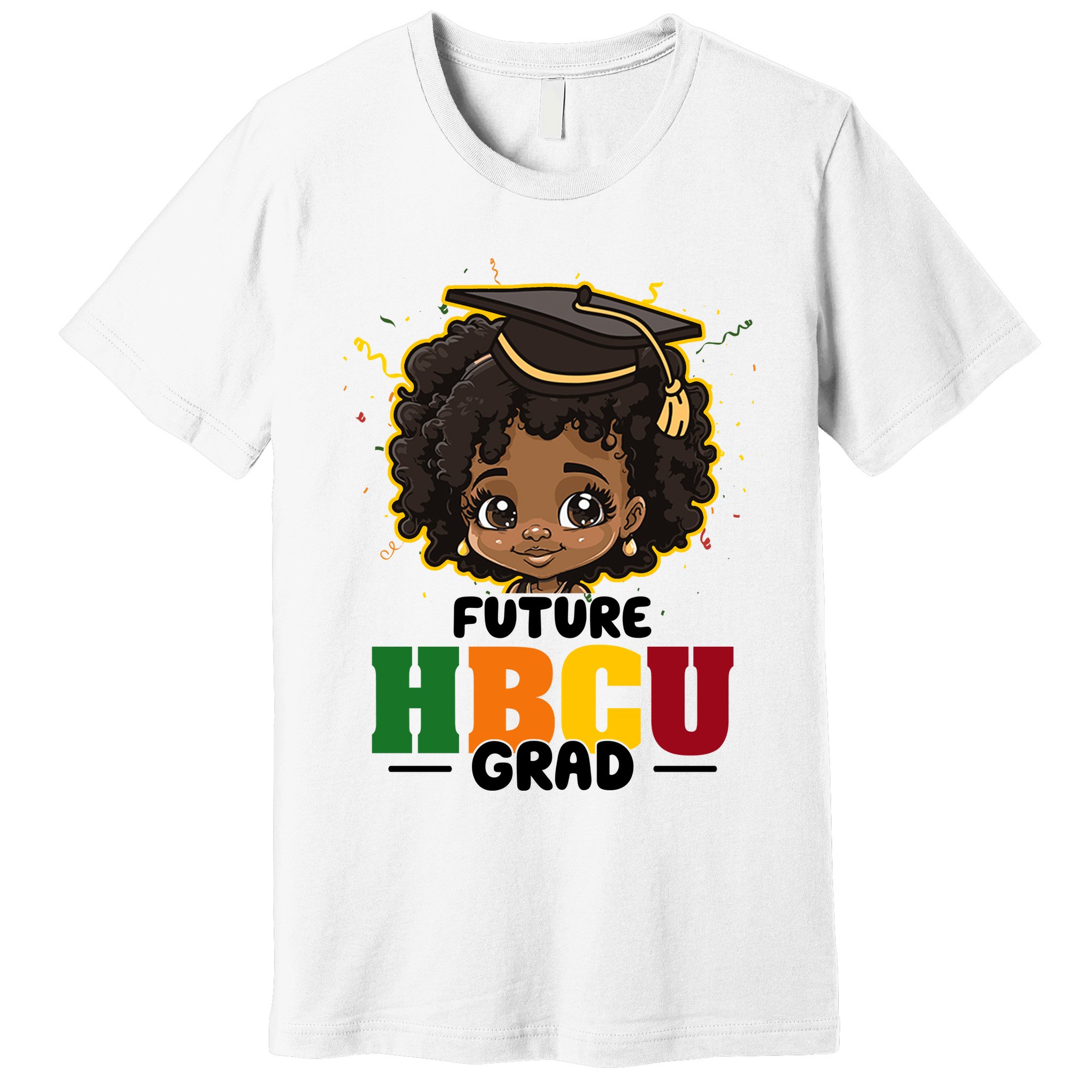 Future Hbcu Grad Girl Graduation Historically Black College Premium T-Shirt
