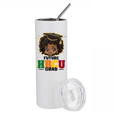 Future Hbcu Grad Girl Graduation Historically Black College Stainless Steel Tumbler