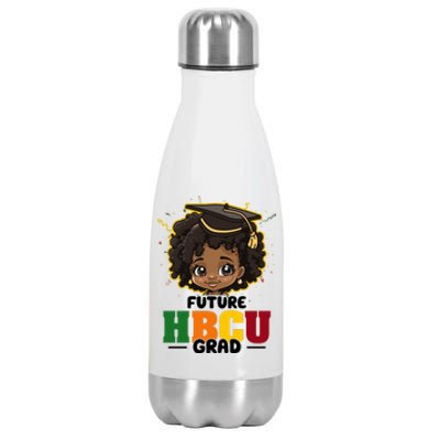 Future Hbcu Grad Girl Graduation Historically Black College Stainless Steel Insulated Water Bottle