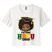 Future Hbcu Grad Girl Graduation Historically Black College Women's Crop Top Tee