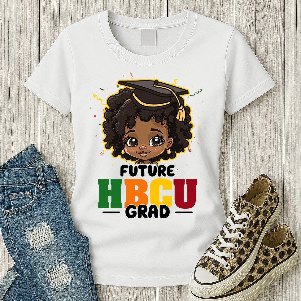 Future Hbcu Grad Girl Graduation Historically Black College Womens T-Shirt