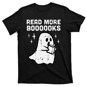 Funny Halloween Ghost Bookworm Costume T-Shirt