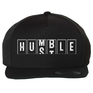 Funny Hustle Gift For Men And Women Cool Humble Odometer Wool Snapback Cap