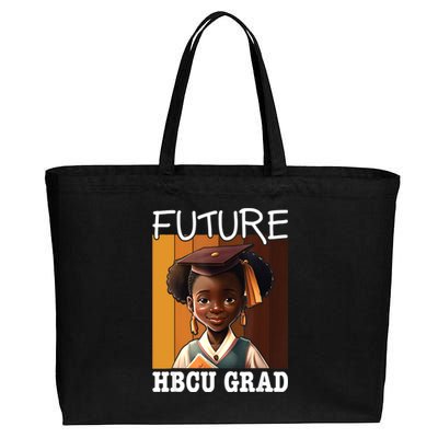 Future HBCU Grad History Black College Cotton Canvas Jumbo Tote