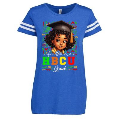 Future Hbcu Grad Black Girl Graduation Hbcu College Enza Ladies Jersey Football T-Shirt