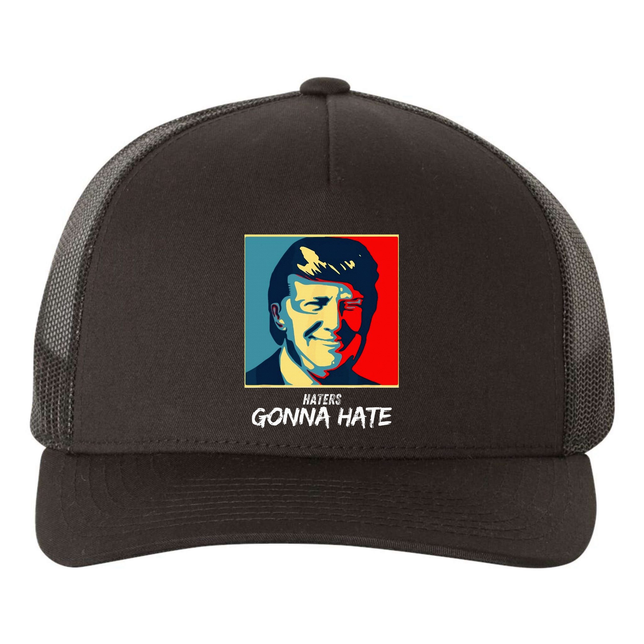 Funny Haters Gonna Hate Quote Yupoong Adult 5-Panel Trucker Hat