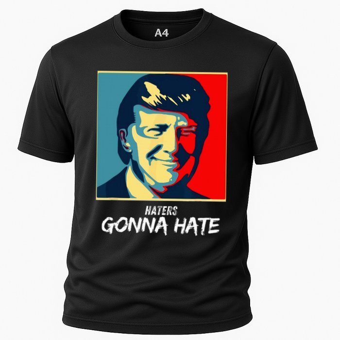 Funny Haters Gonna Hate Quote Cooling Performance Crew T-Shirt