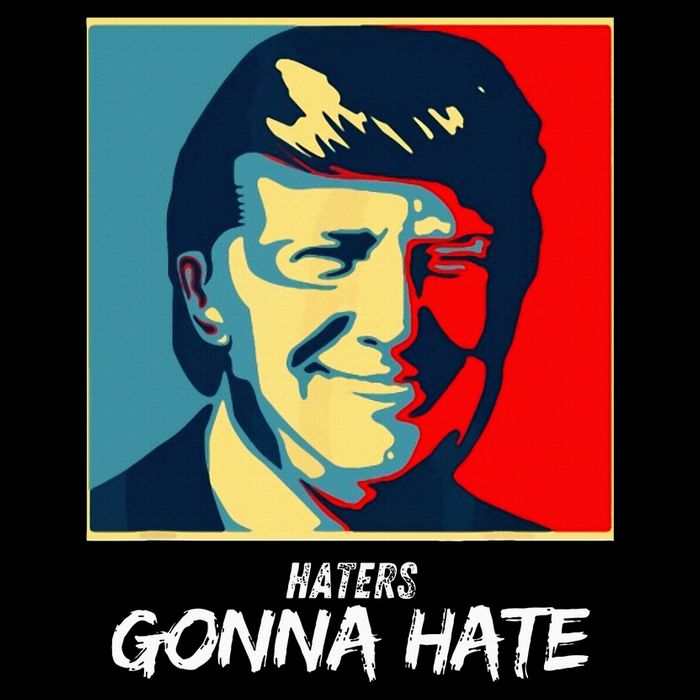 Funny Haters Gonna Hate Quote Cooling Performance Crew T-Shirt
