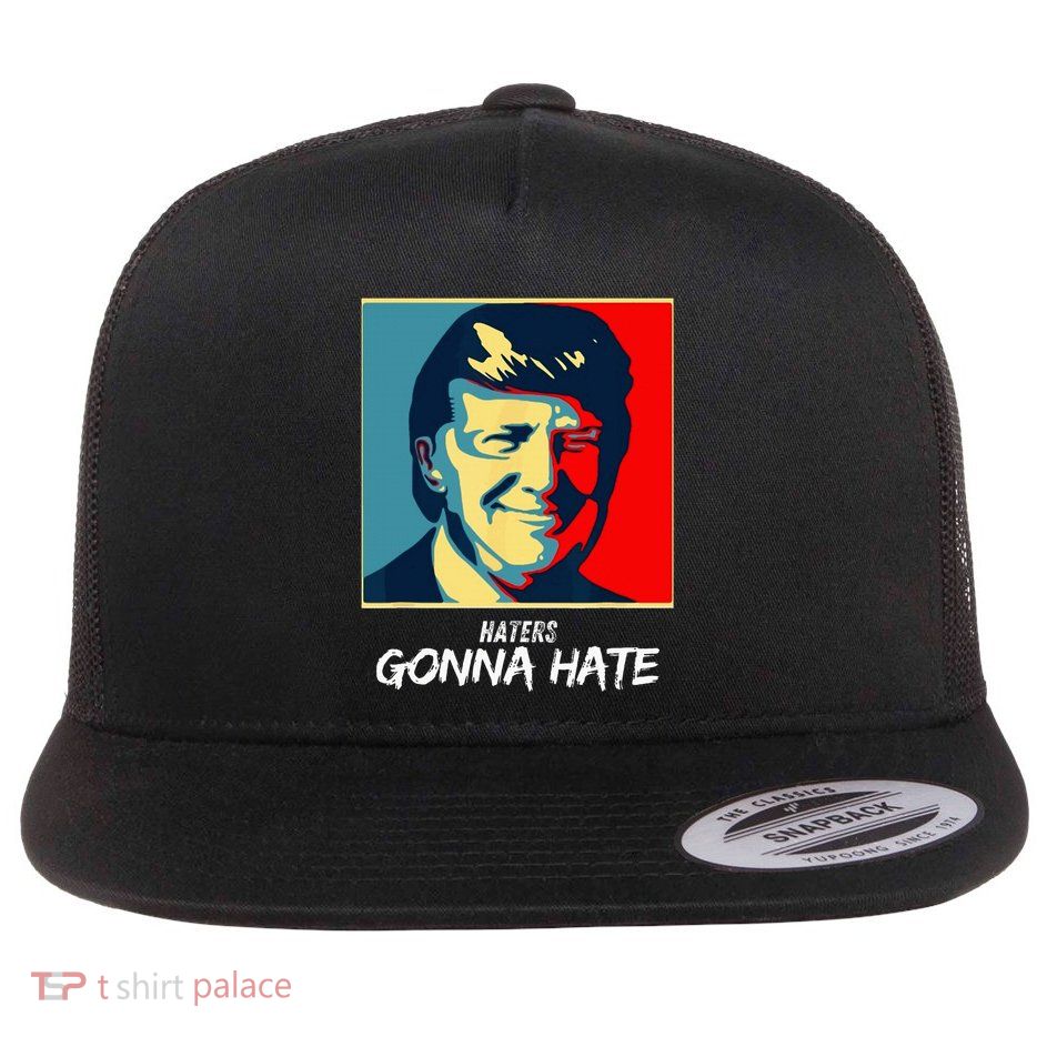 Funny Haters Gonna Hate Quote Flatbill Hat
